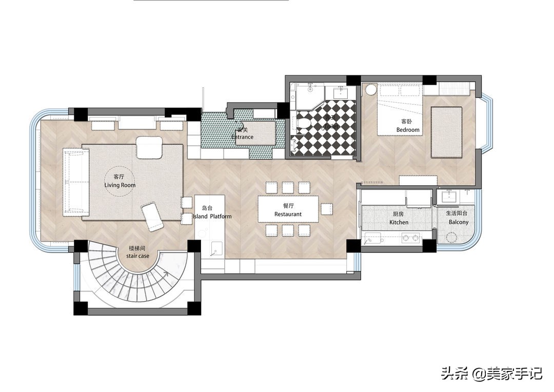 成都夫妻家中的高级场面：凭一个楼梯就圈粉无数，职住一体太爽了