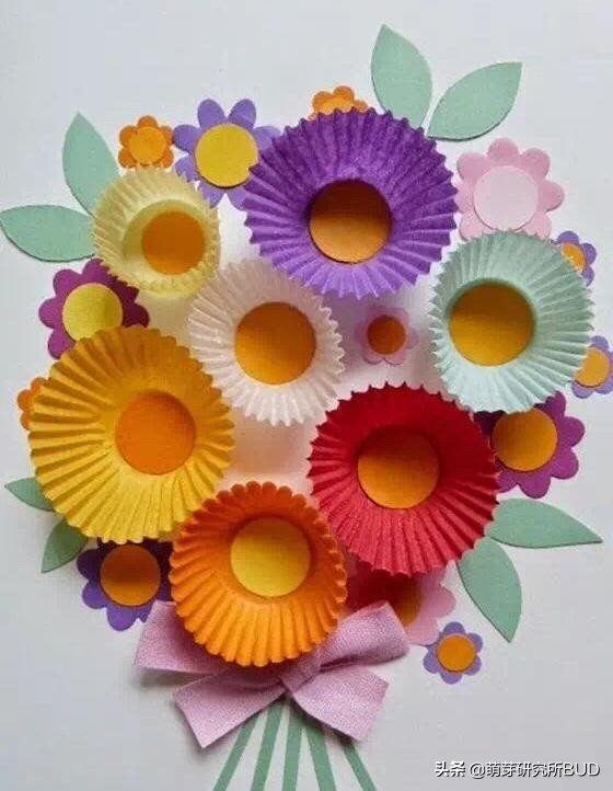 糖纸 蛋糕纸拼贴画