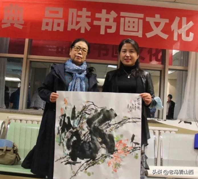 弘扬国学经典 品味书画艺术 太原市老年书画家协会走进爱尔眼科医院