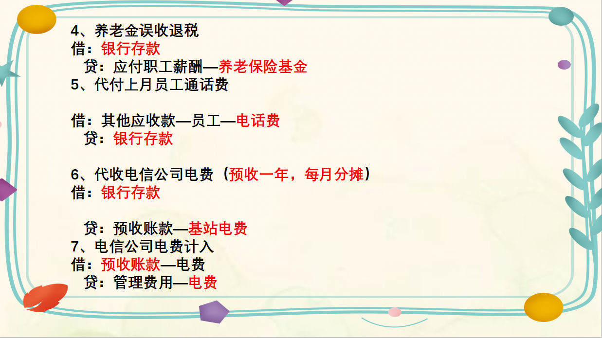 这份物业管理企业会计分录大全，做会计的怎么能没有？