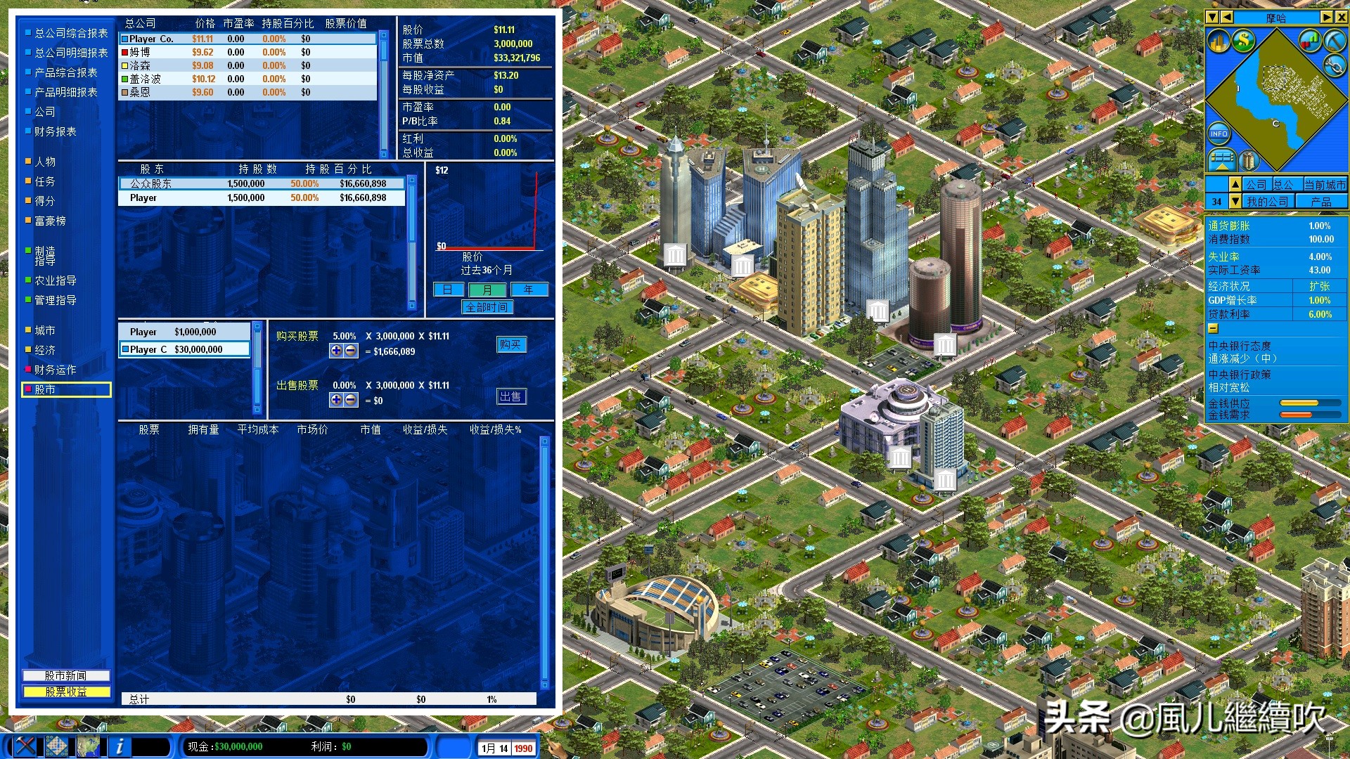 一款真实经济模拟游戏----《金融帝国2》