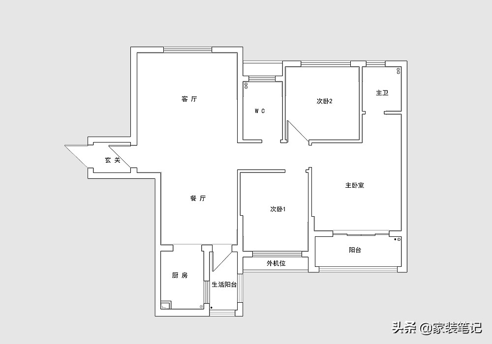 长沙夫妻111平米现代美式风装修，整体感更加的明亮，更有温暖感