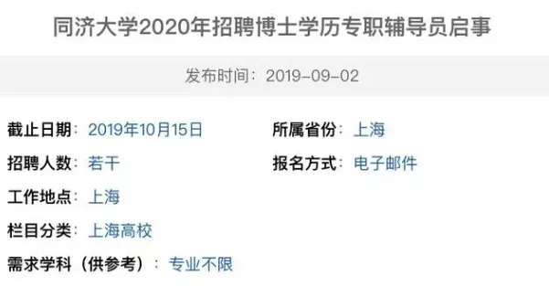 双非高校招辅导员，现在都明确要求博士学历了？
