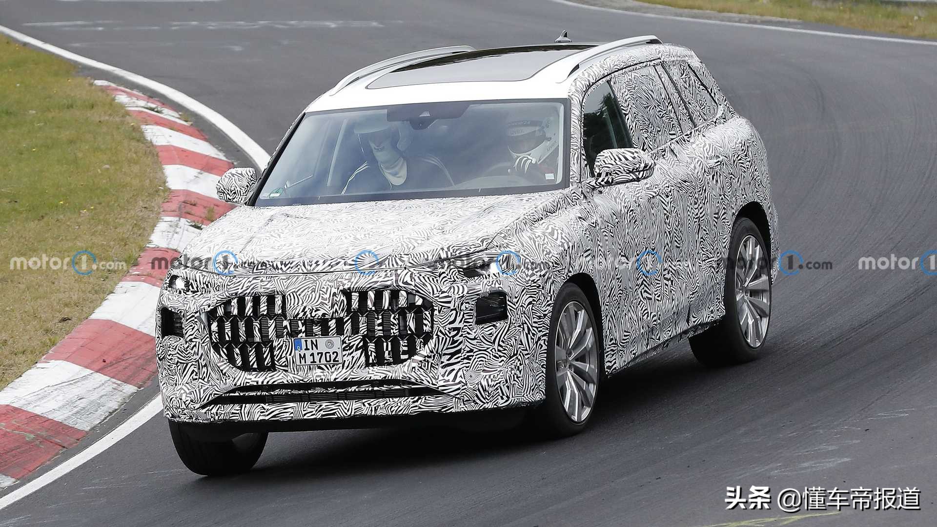 新车 </p><p>　　 更大、更豪华的奥迪新旗舰，竞争奔驰GLS！曝奥迪Q9赛道谍照
