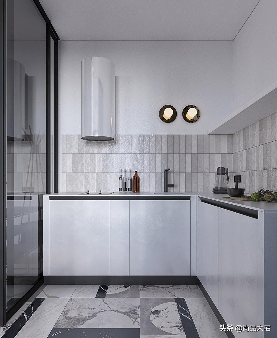 28岁女孩的38㎡公寓，既是家也是工作室，全屋大白墙宽敞大气