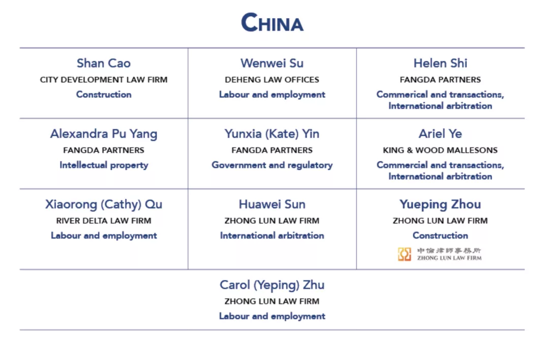 2021亚太地区百强诉讼女律师名单公布，哪家律所上榜律师最多？