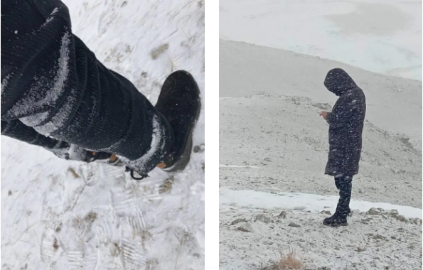 雪山顶找信号的女孩：就读江苏985高校，裹两件外套，为上课爬了一个月天山