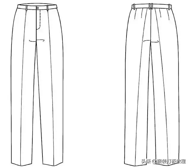 女裤原型及裤子的变化与应用