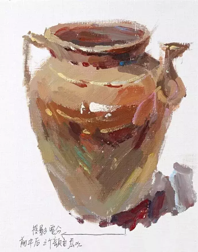 色彩干货 | 不锈钢和陶罐的画法技巧,它们有哪些特点呢?