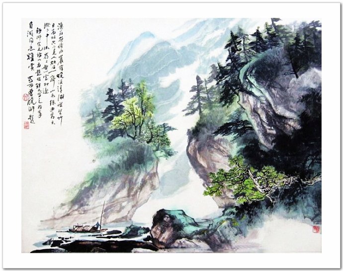 笔底情真 -- 曾晓浒山水画