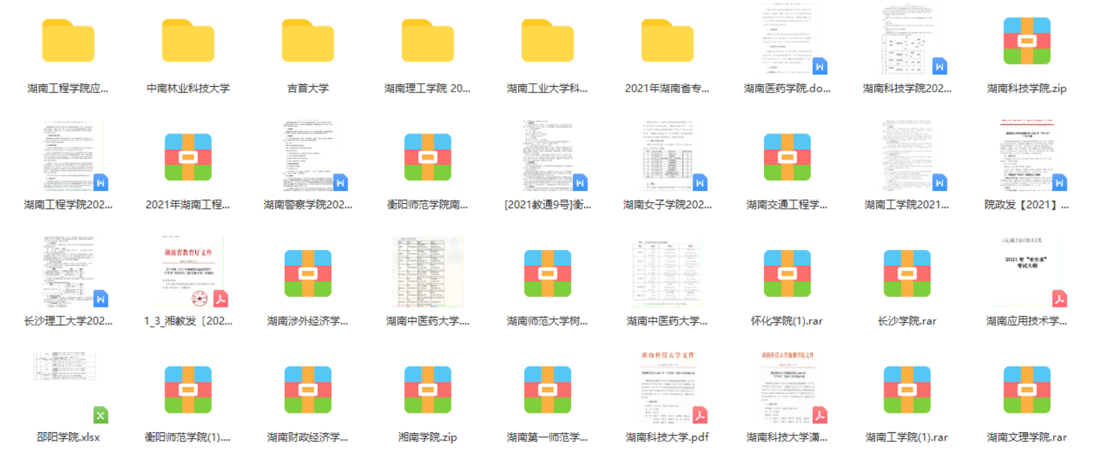 南华大学专升本拟录取名单