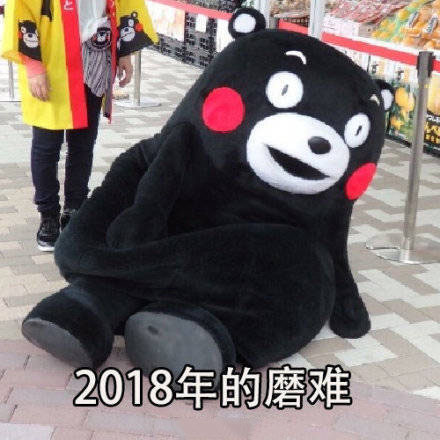 熊本熊表情包：2018年的磨难，成就了2019年的高度