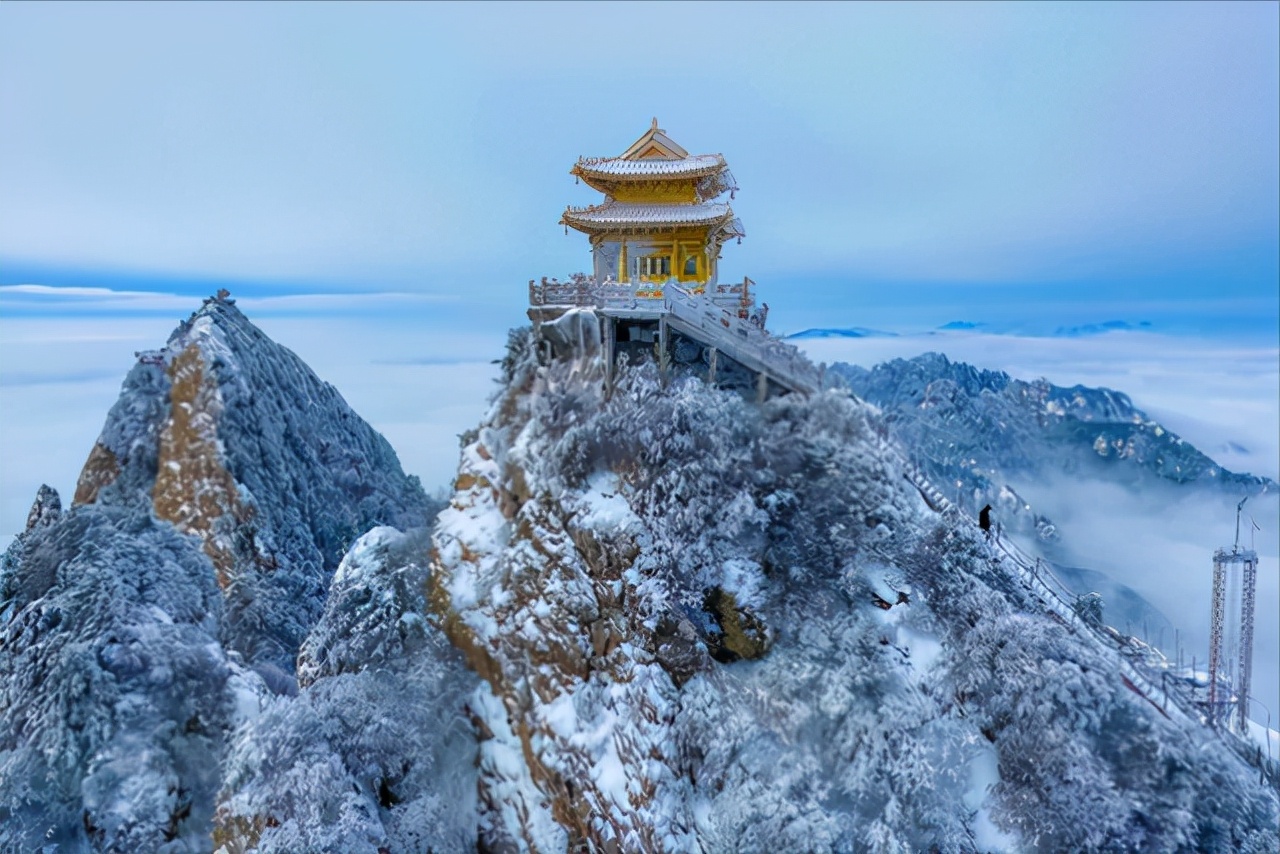 河南洛陽老君山,外國人進不了的景區,實在太美了,風景如畫