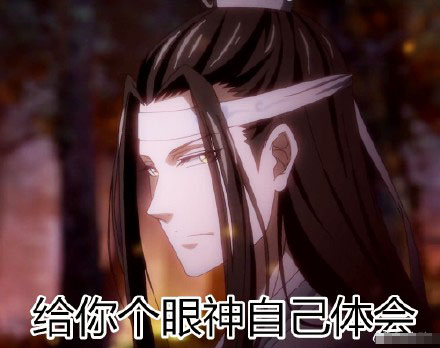 魔道祖师表情包合集｜给你个眼神，自己体会