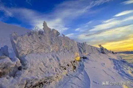 红墙，白雪，琉璃瓦，大雪压青松