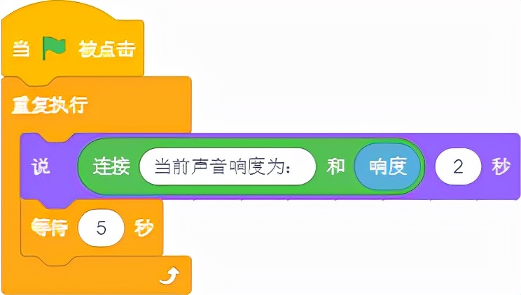 使用简易图形化编程工具Scratch（侦测积木）