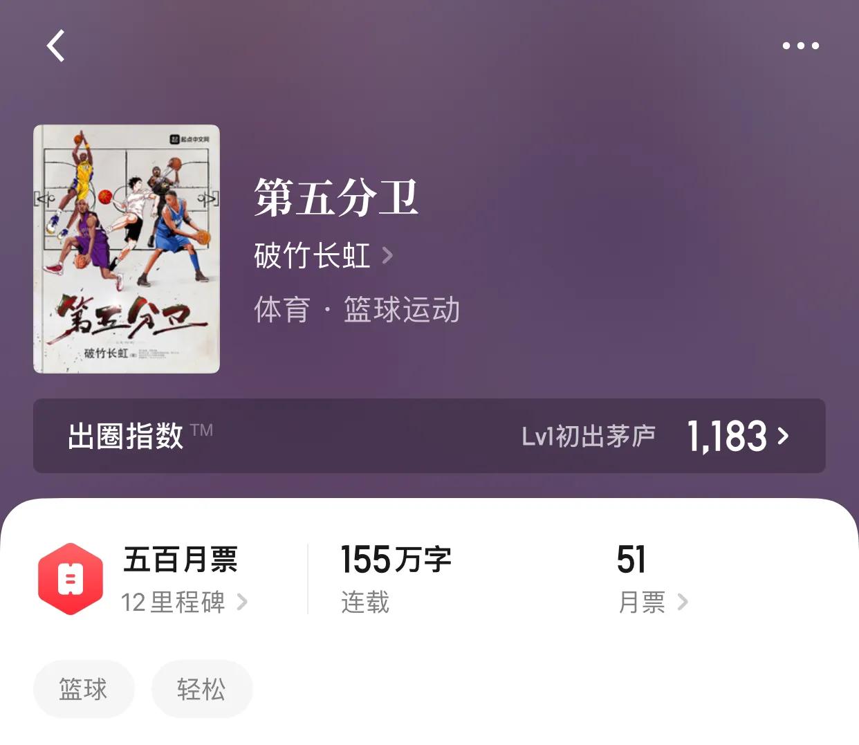 几本篮坛小说，在故事中我们看不到逝去，看到的是重新的辉煌