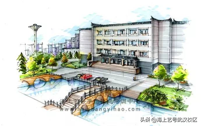 设计手绘 / 绘出你心中的最美校园