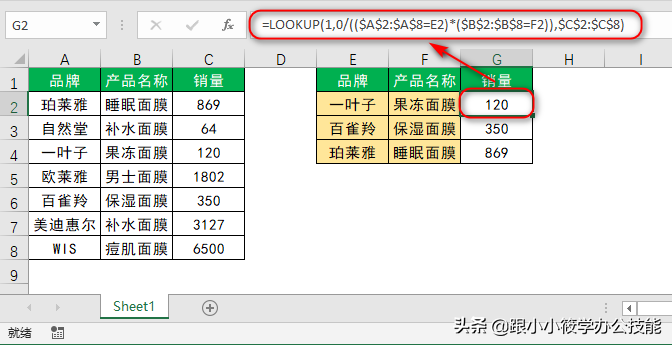 Excel多条件查询，不需要写任何公式，这方法值得一学