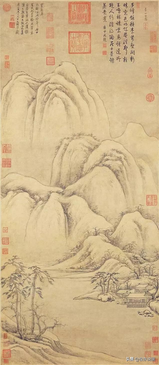 黄公望50岁学画，84岁完成齐名《清明上河图》的《富春山居图》