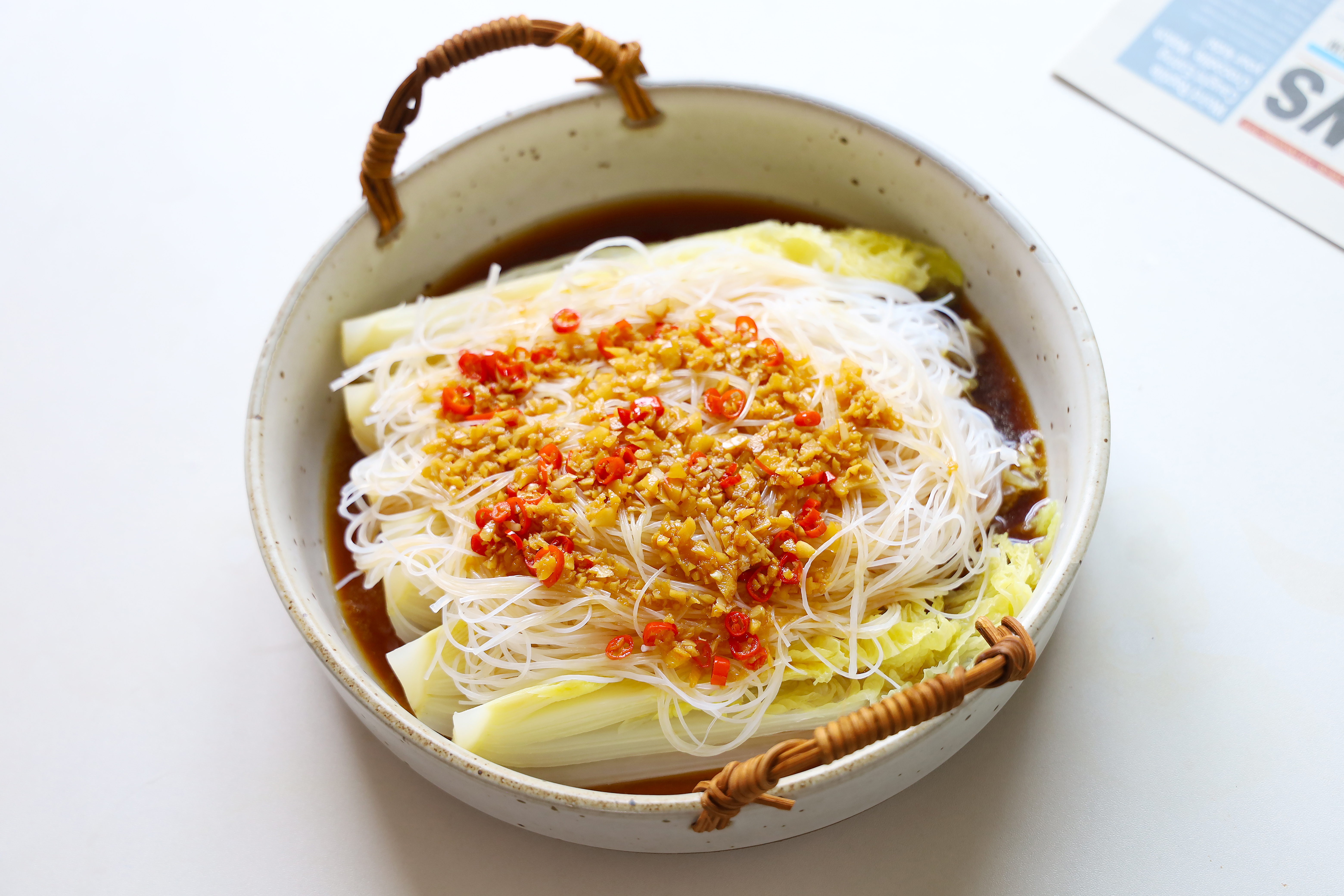 蒜蓉粉丝娃娃菜，每次去饭店必点，原来这么简单，新手也可以做