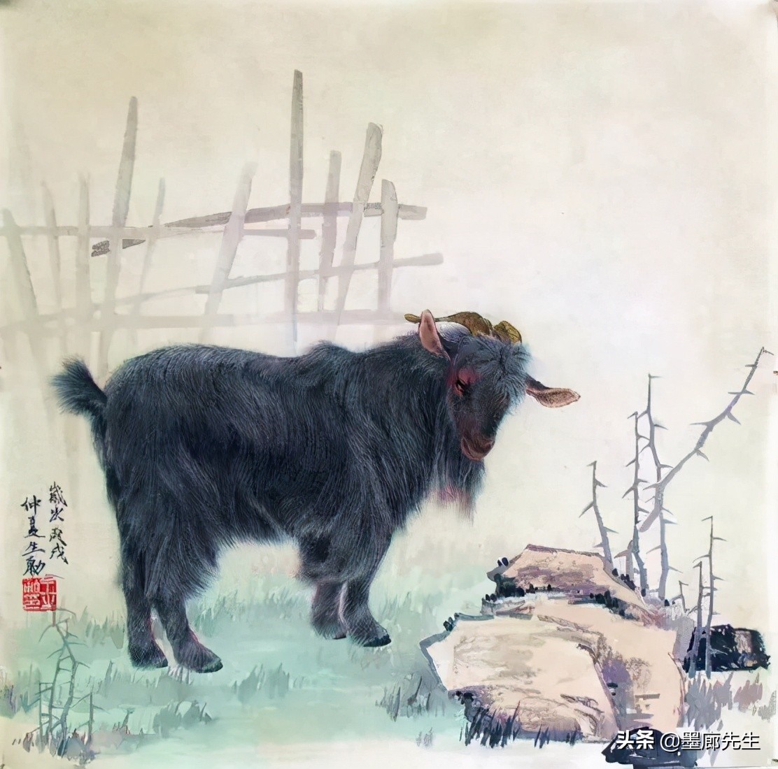 精选100幅画羊美图供大家学习收藏