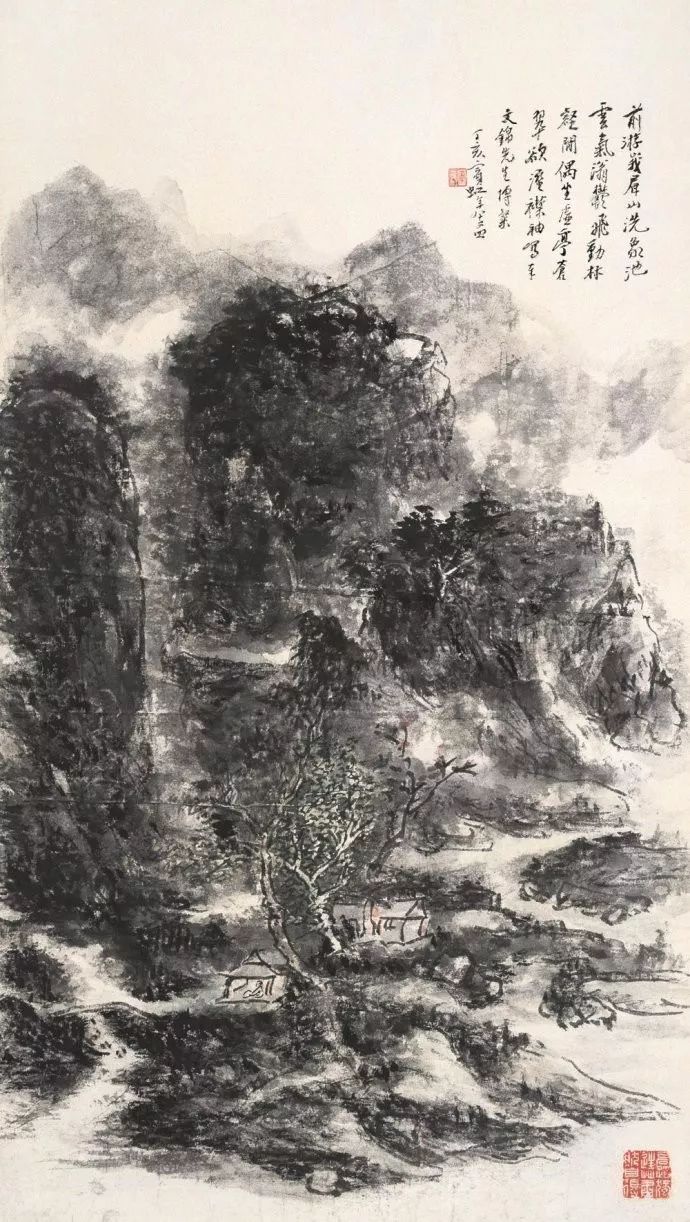 近代山水画家千古第一用墨大师（传统中国画四大家之一）