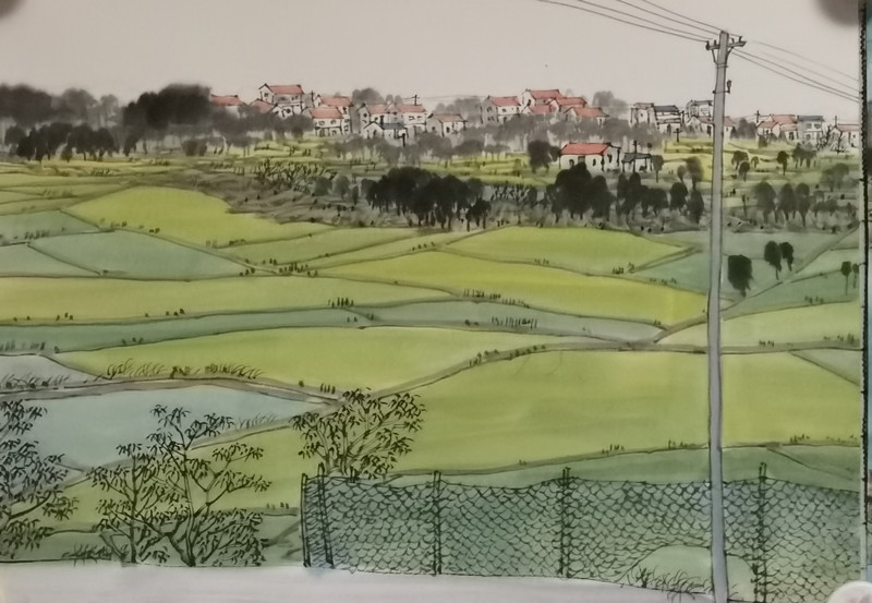 「诗画评析」张国亮的田园诗与山水画