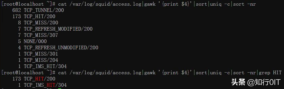 测试squid代理服务器的代理效果