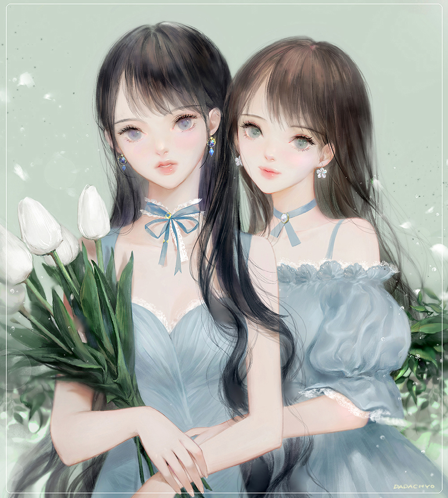 通透唯美的二次元美女，仙气扑面而来，充满梦幻华丽的马卡龙色彩
