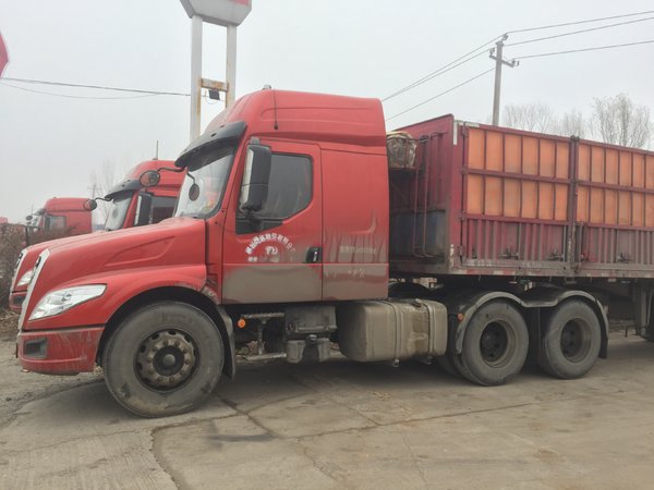 柳汽乘龙t5长头车 大单胎挂车,整车减重1.