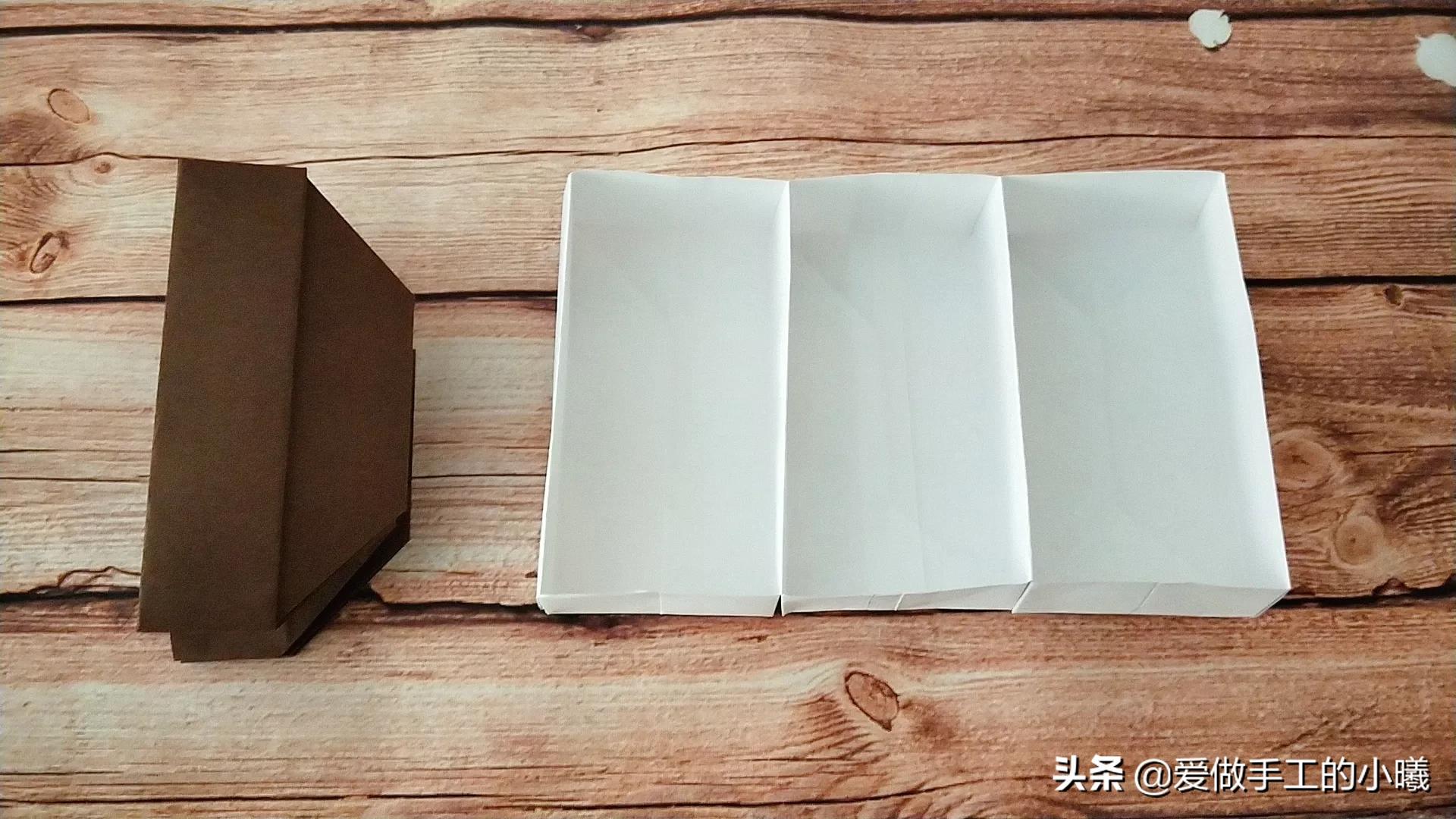 好看的手工(好看又实用超大分格收纳盒折纸教程)