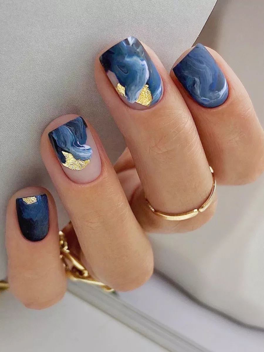 美甲彩绘图案简单图片大全20款彩绘美甲合辑