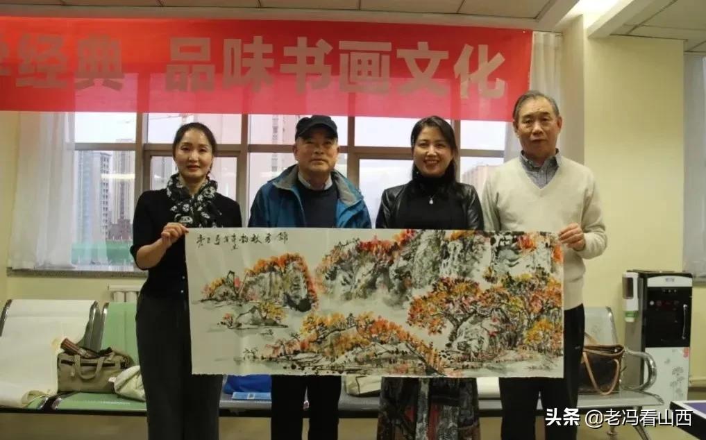 弘扬国学经典 品味书画艺术 太原市老年书画家协会走进爱尔眼科医院