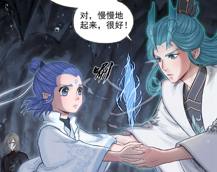 敖丙传:帅气敖甲成胖大叔,万鲨是个神画手,网友:画功有待提高