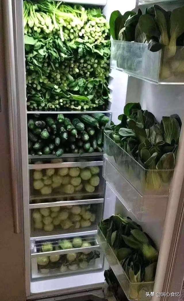 一冰箱青菜