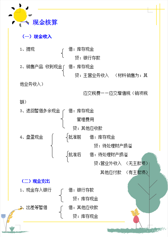 小出纳把会计科目整理成18类，清晰明了，被称神级会计分类汇总