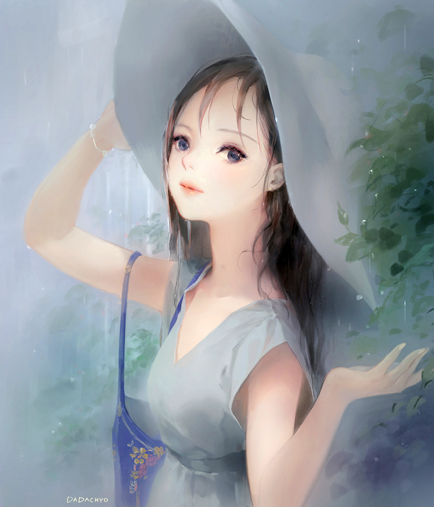 通透唯美的二次元美女，仙气扑面而来，充满梦幻华丽的马卡龙色彩