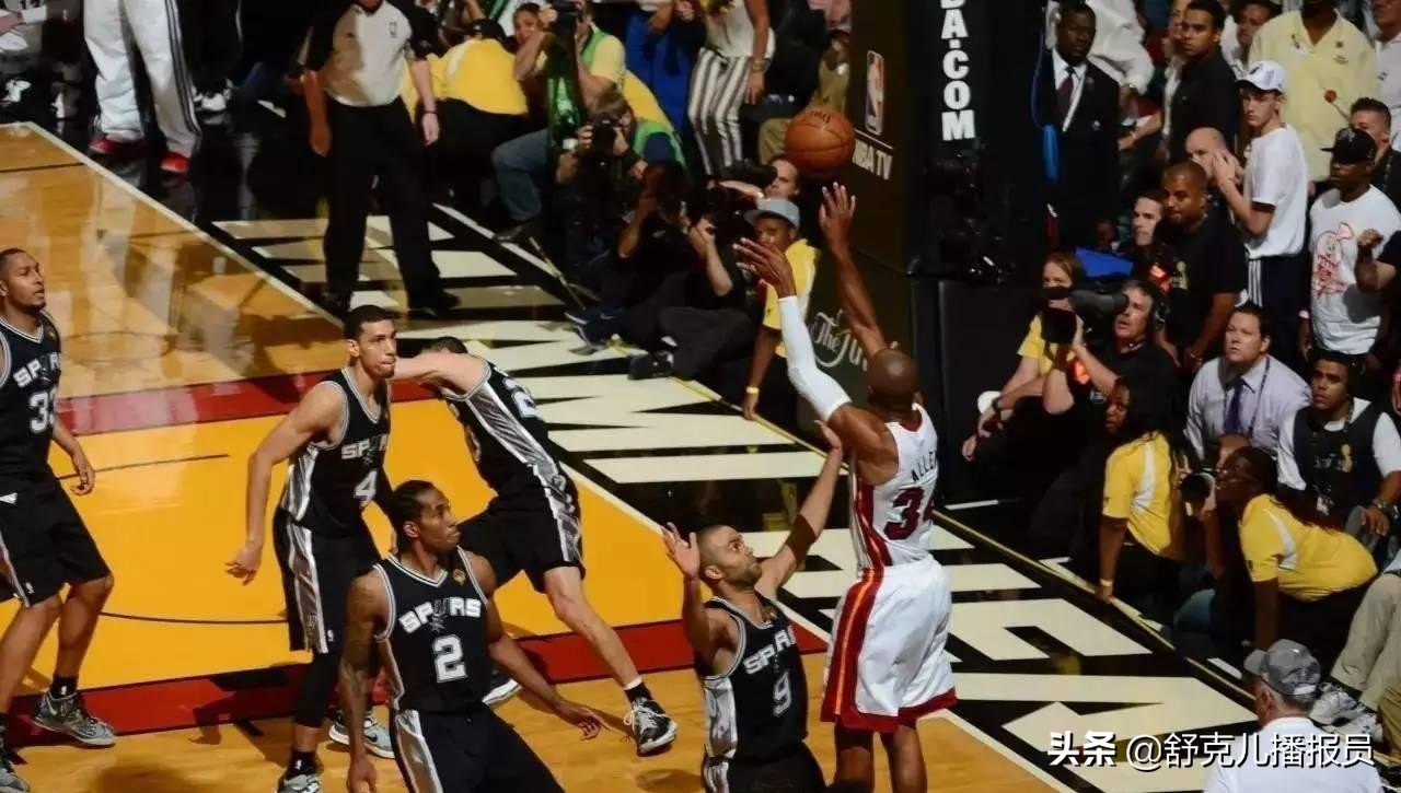 NBA2013年总决赛第六场高清回放(深度分析，雷阿伦13年总决赛G6的绝平三分球，改变了多少人命运？)