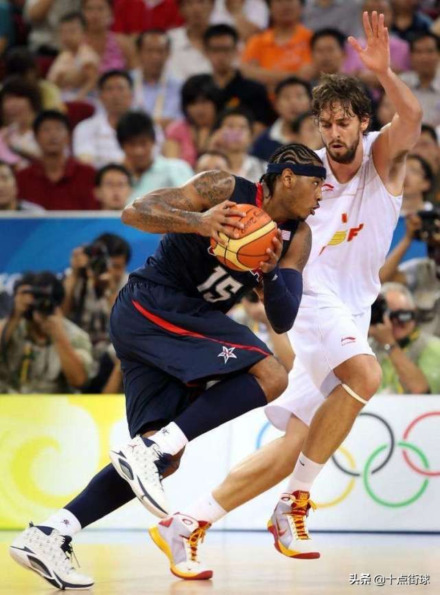 08年nba的中锋有哪些(08奥运美国队先发五虎现状：基德再度携手詹姆斯，安东尼无球可打)