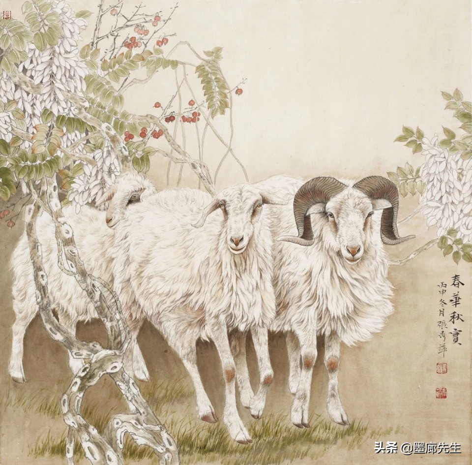 精选100幅画羊美图供大家学习收藏