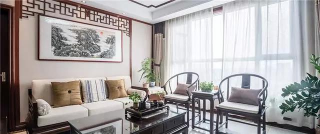 140㎡古雅中式风，入户便是东方古典，这样的家，才叫诗情画意