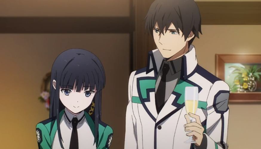 10月番《魔劣2》达也偷瞄女孩被深雪发现，上演教科书般哄女友