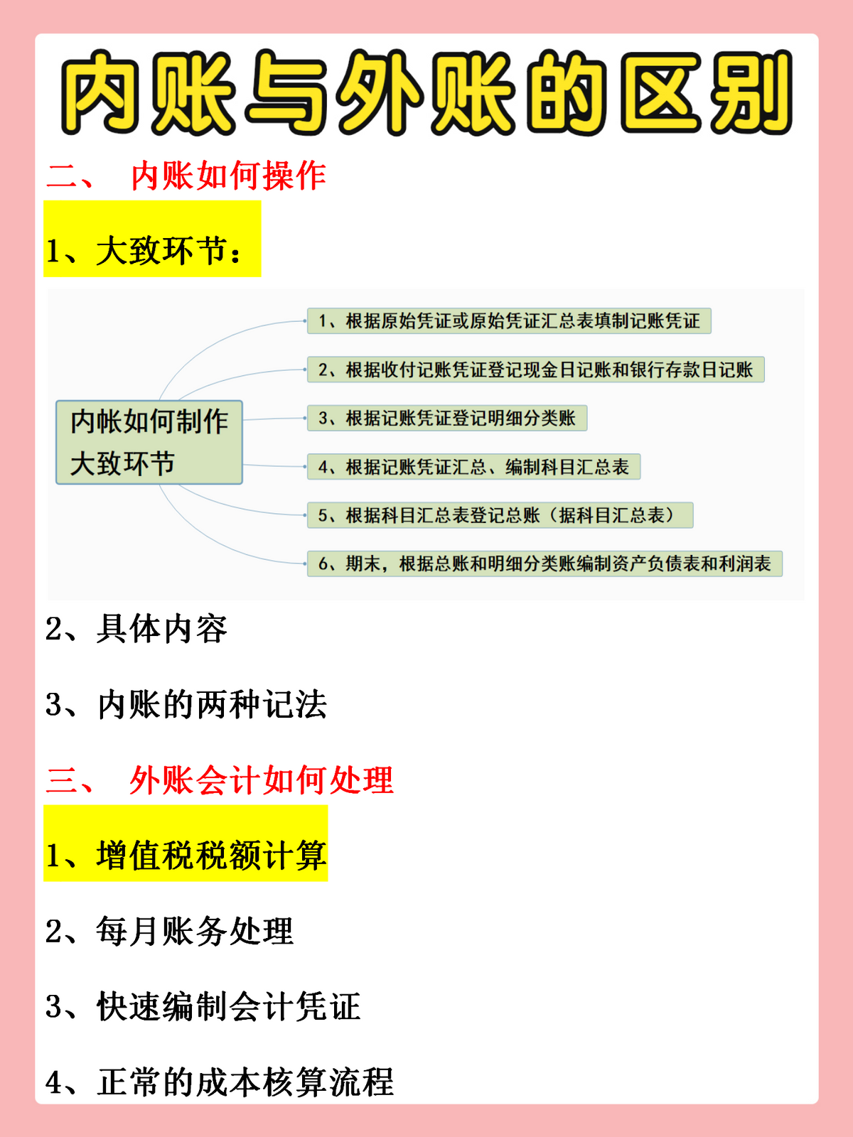 新手会计做内账还是外账？看看老会计总结的全套内外账攻略