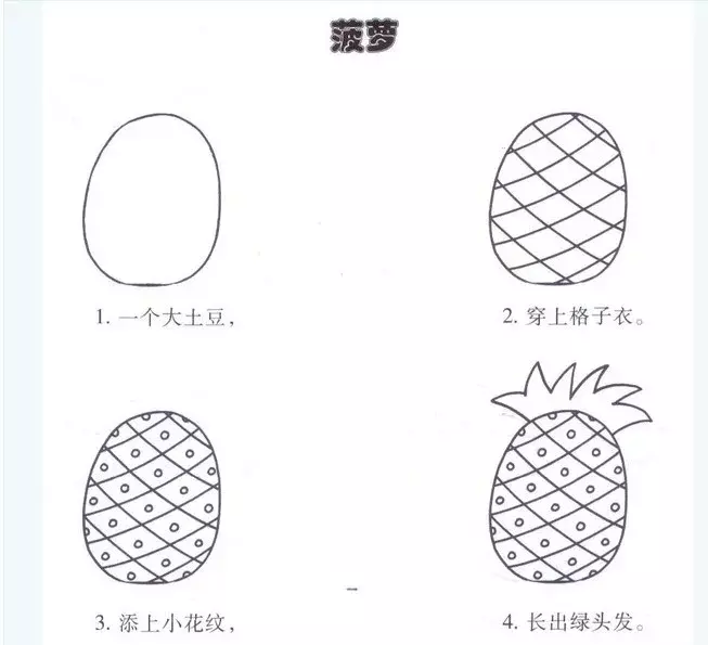 简笔画|幼儿园简笔画教程大全(100种),果断为孩子收藏!