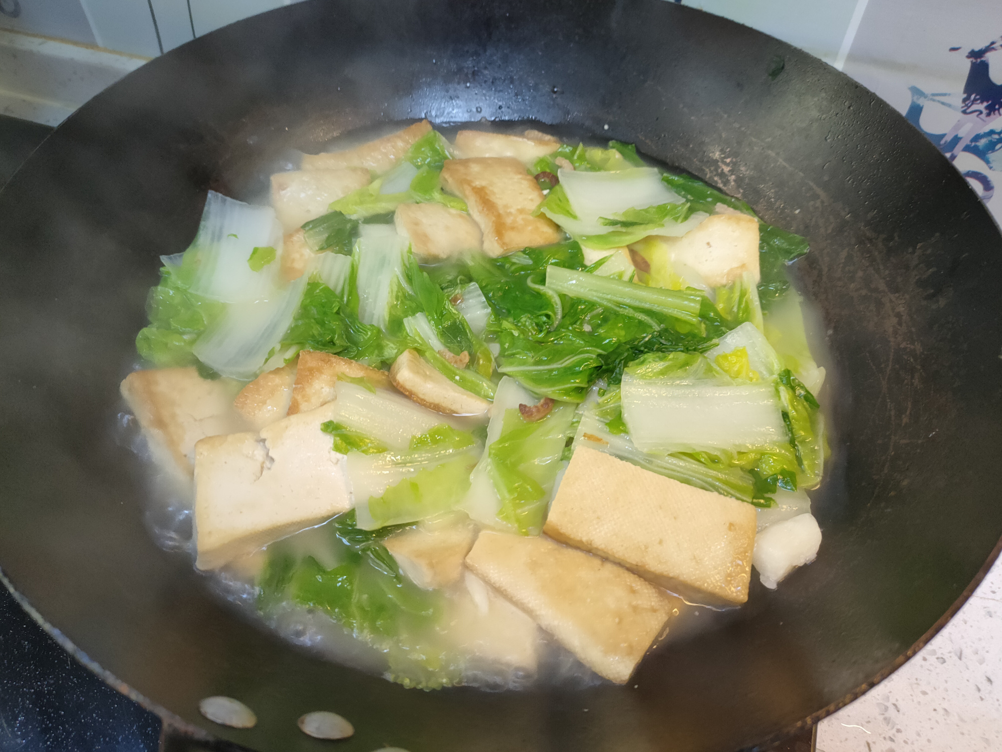 小白菜的做法大全家常菜(教你做开胃营养的小白菜炖豆腐)