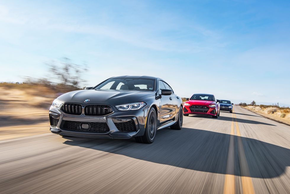 bba豪华性能轿跑的三强争霸:奥迪rs7,宝马m8与奔驰amg gt63 s