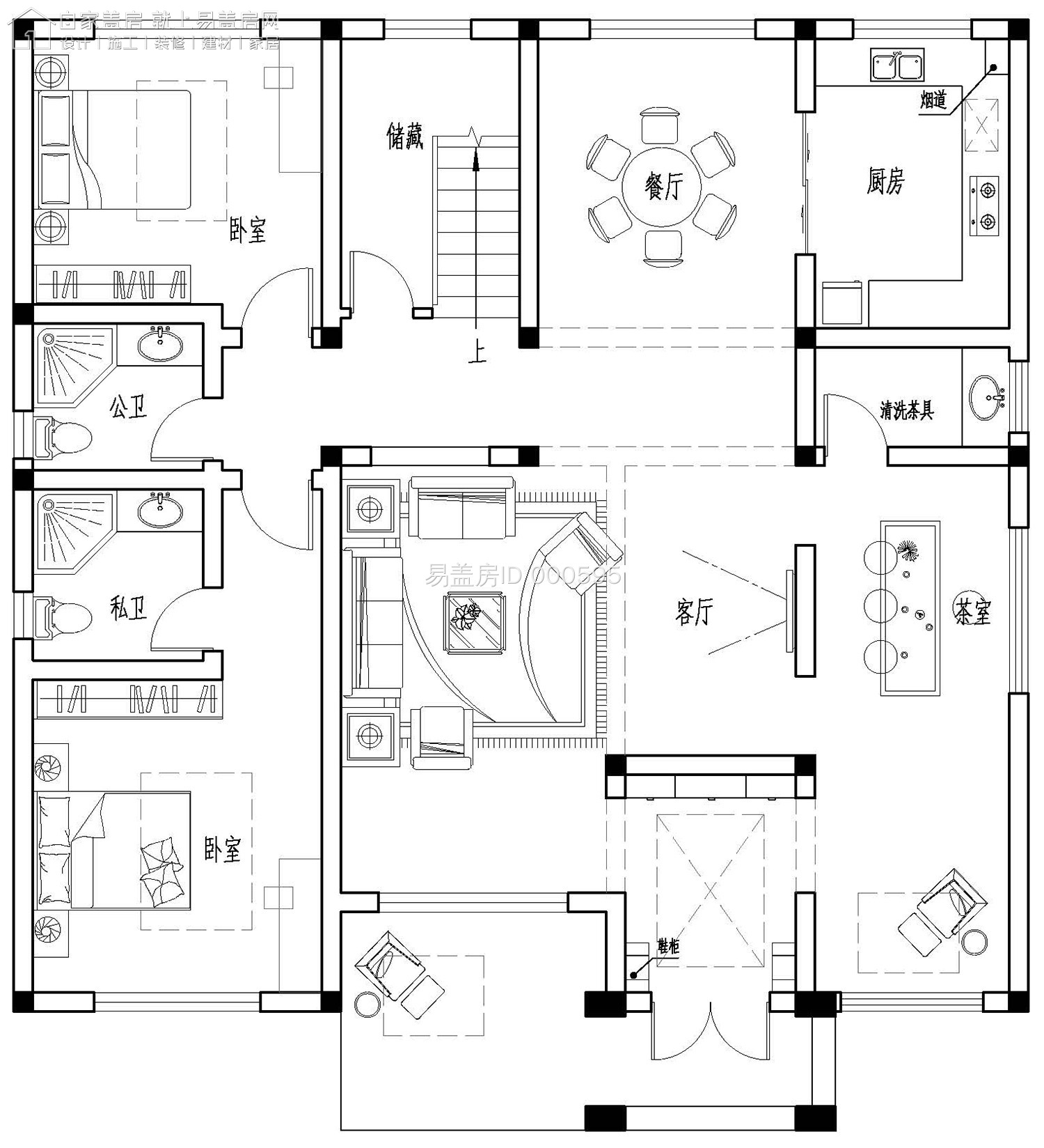 新中式风格的农村自建房，爸妈看了一定非常喜欢（带室内效果）