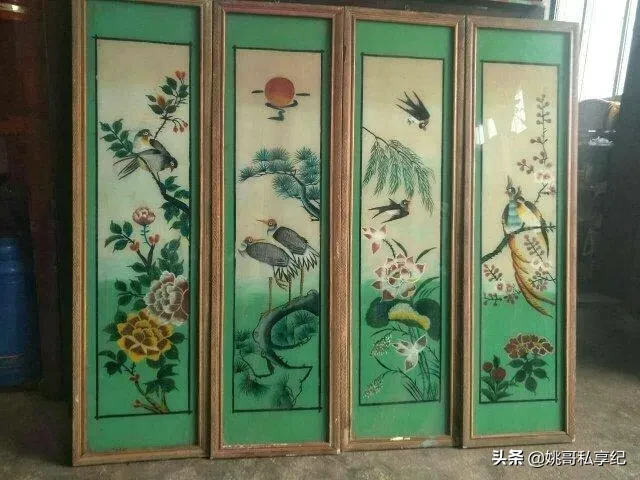 山西文旅山西头条头条旅游大花油布玻璃画,是大同人过去十分喜爱的炕
