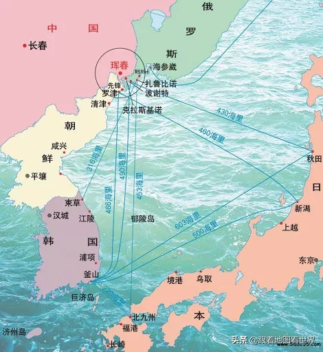 中俄哪个条约割的土地最多(中俄条约里没有被割让的领土和海域——图们江出海口)